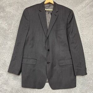 Michael Kors Sport Coat Mens 46L Gray Excellent 100% Wool 2 Button Blazer